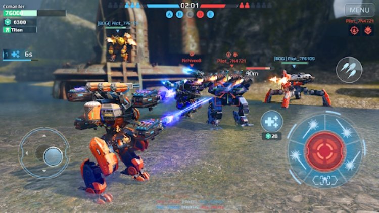 War Robots。 6V6 战术多人战斗
