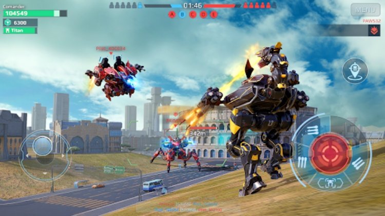 War Robots。 6V6 战术多人战斗