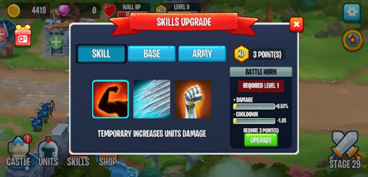 Warriors Defend: Castle Defend