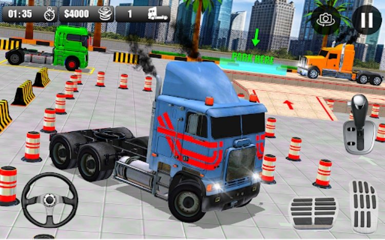Dump Truck Parking Games 3D
