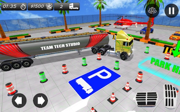 Dump Truck Parking Games 3D