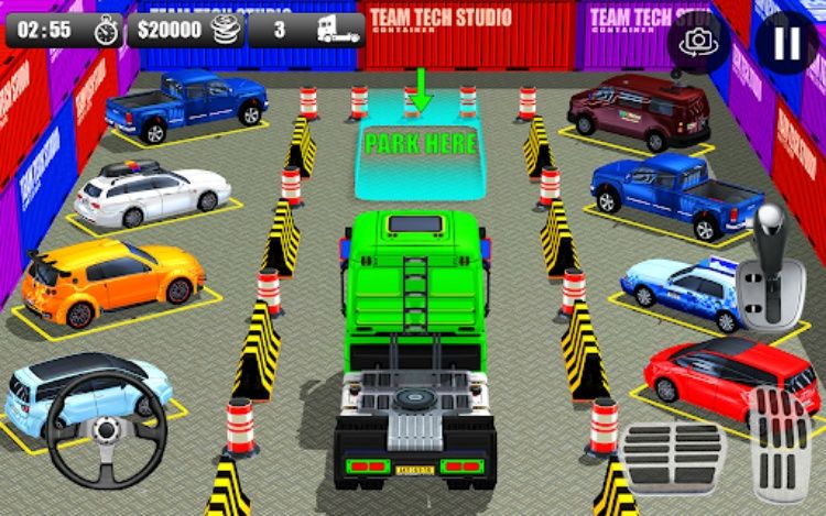 Dump Truck Parking Games 3D