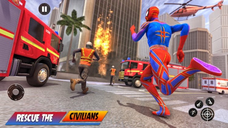 Spider Hero Games: Rope Hero