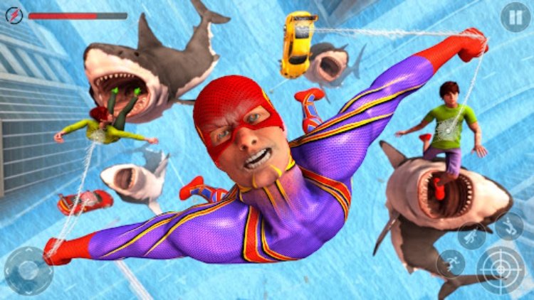 Spider Hero Games: Rope Hero