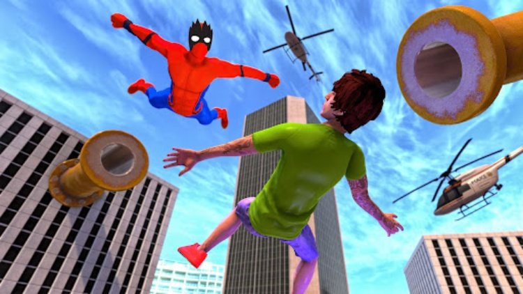 Spider Hero Games: Rope Hero