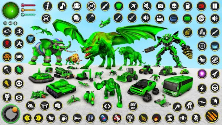 Multi Animal Robot Car Games