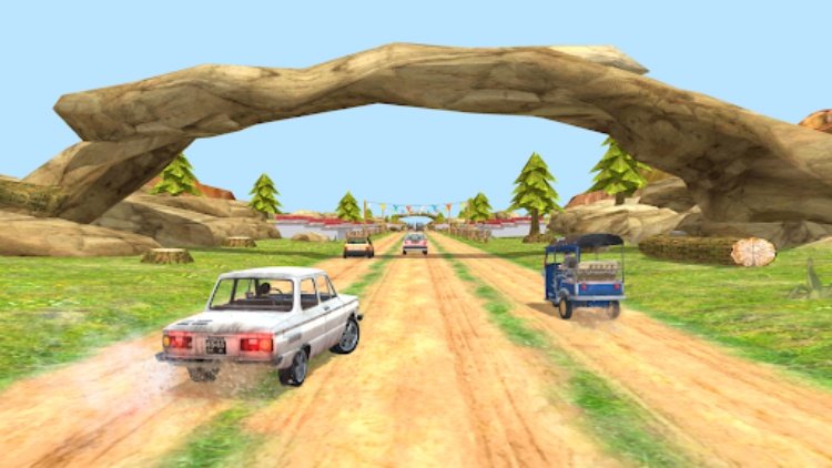 Old Classic Car Race Simulator