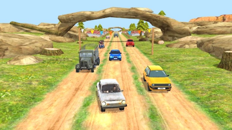 Old Classic Car Race Simulator