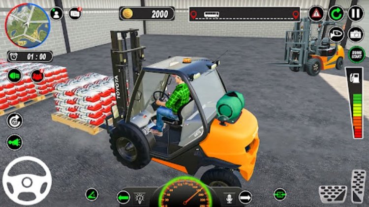 US Forklift Simulator Game JCB