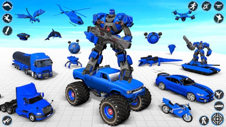 Dolphin Robot Transform Wars