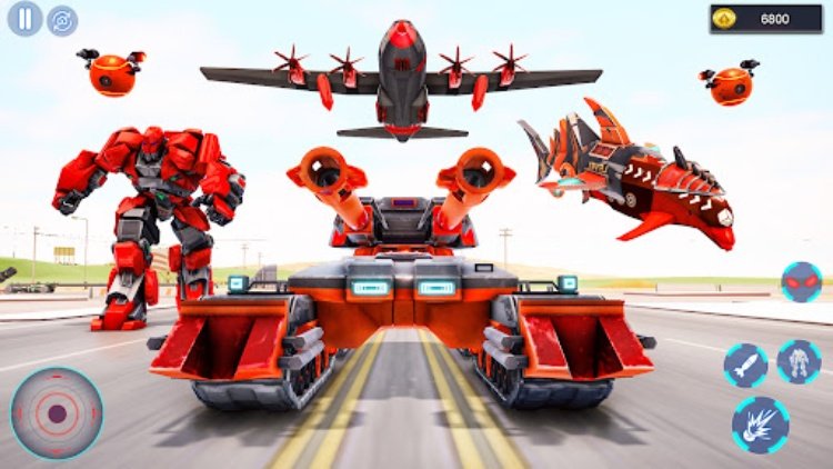 Dolphin Robot Transform Wars