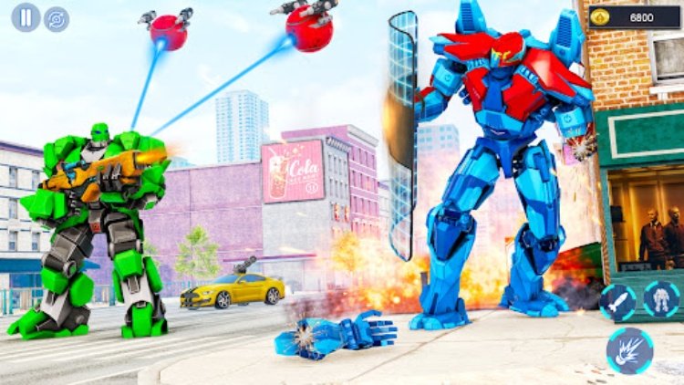 Dolphin Robot Transform Wars