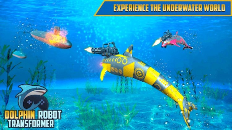 Dolphin Robot Transform Wars