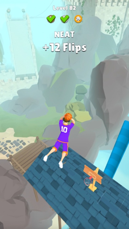 Hoop World: Flip Dunk Game 3D