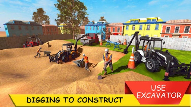 Excavator Tractor and JCB Game
