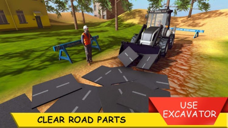 Excavator Tractor and JCB Game