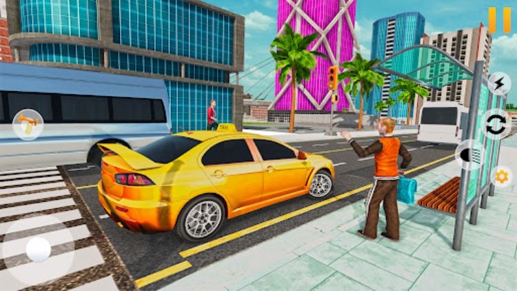 Taxi Driving GameCity Cab Car
