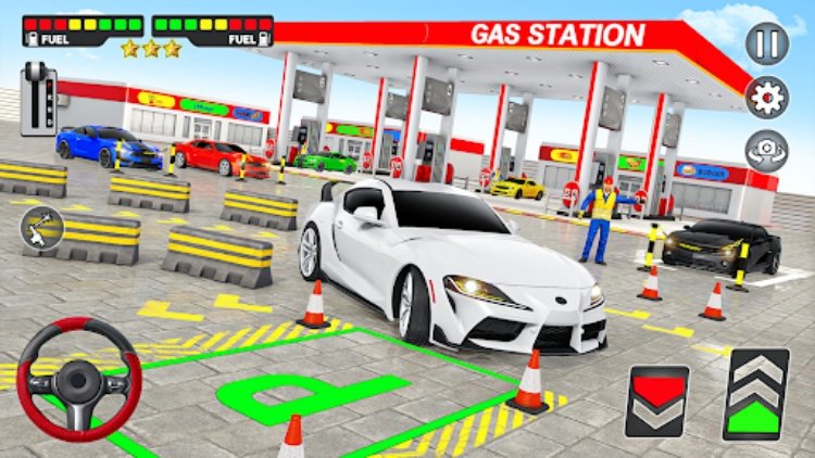 Gas Station Parking: Car Games