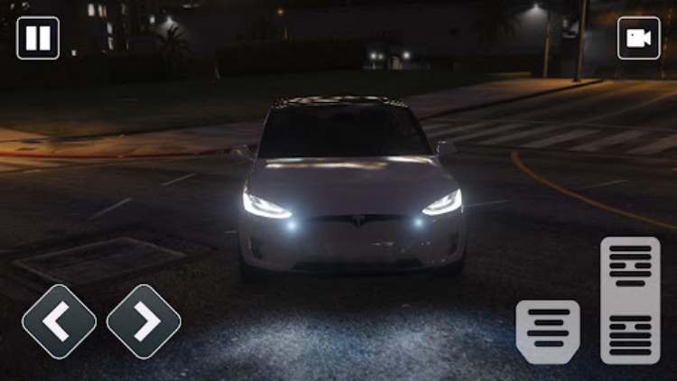 Electric Tesla X Car City Race