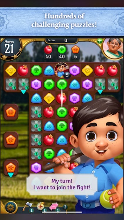 Azadi Quest: Match 3 Puzzle