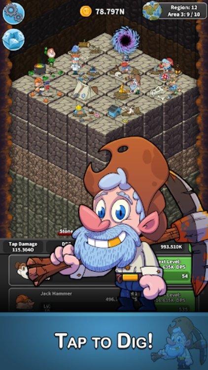 Tap Tap Dig: Idle Clicker Game