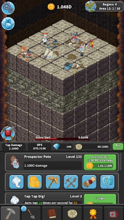 Tap Tap Dig: Idle Clicker Game