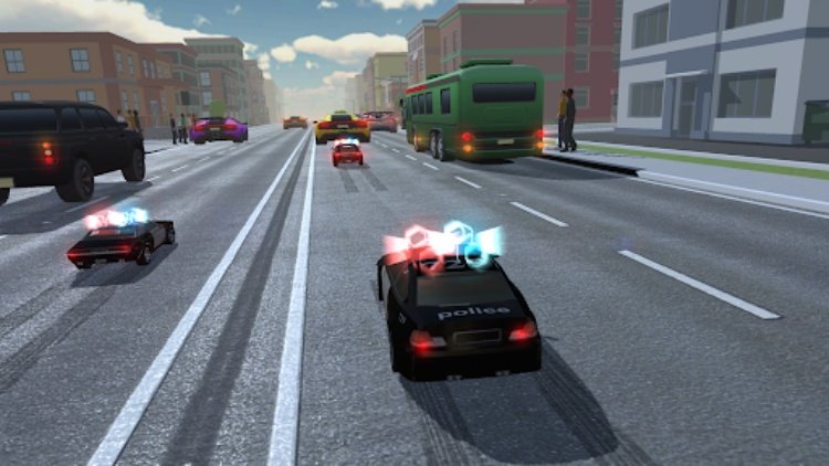 Police Traffic Racer :RC Cars