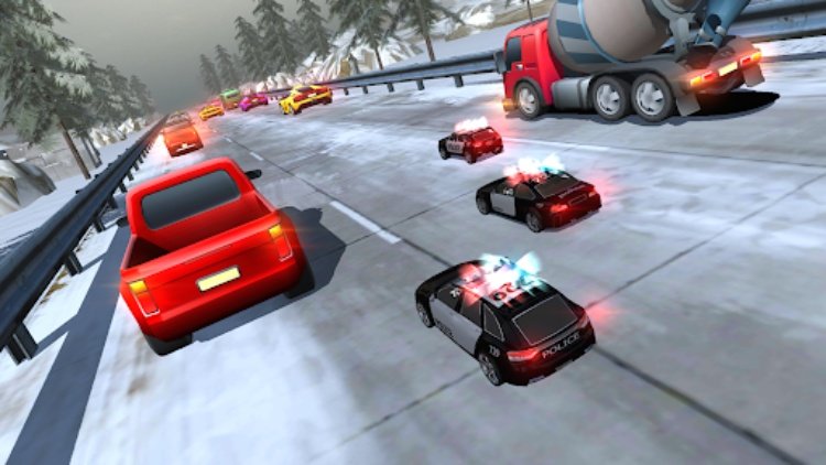 Police Traffic Racer :RC Cars