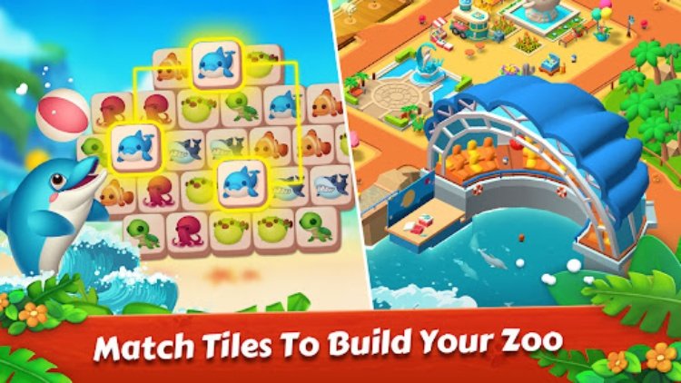 Zoo Tile  Match Puzzle Game