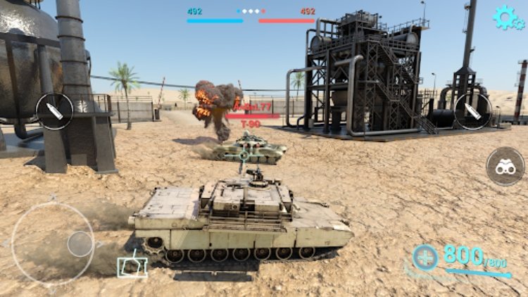 Tanks Battlefield: PvP Battle