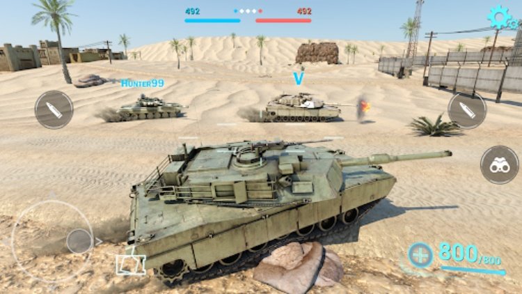 Tanks Battlefield: PvP Battle
