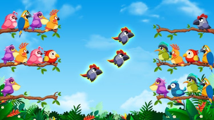 Bird Sort Color Puzzle Game