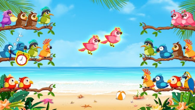 Bird Sort Color Puzzle Game