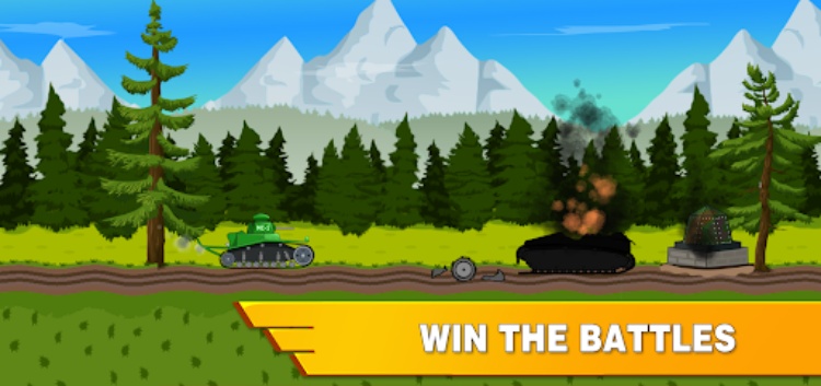 Tank Battle War 2d: vs Boss