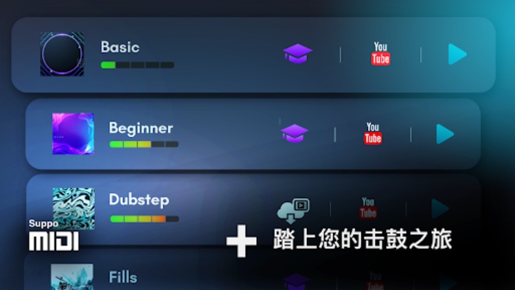 Real Drum: 演奏电鼓组