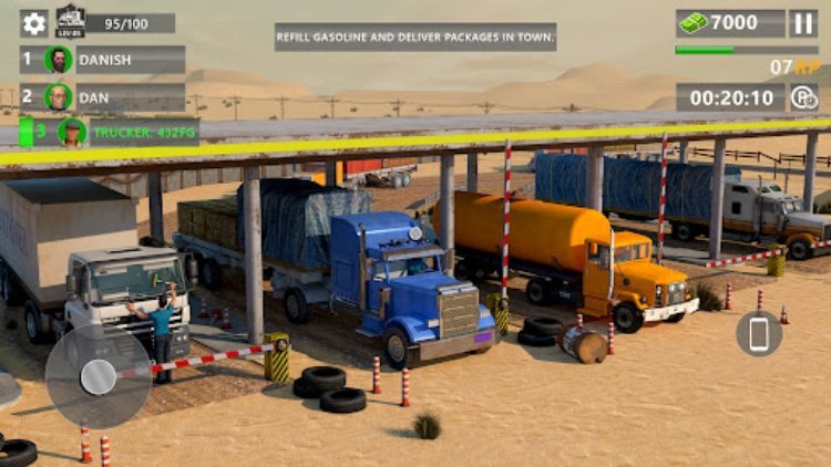 City Cargo Truck Parking Games