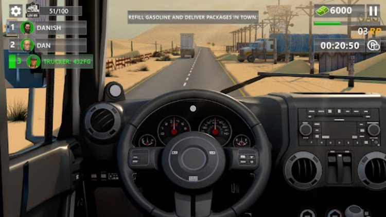 City Cargo Truck Parking Games