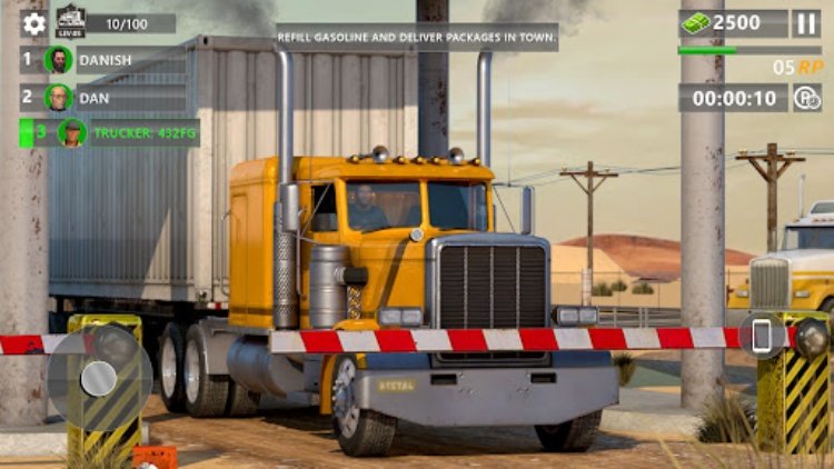 City Cargo Truck Parking Games