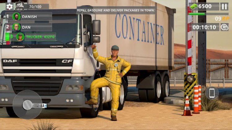 City Cargo Truck Parking Games