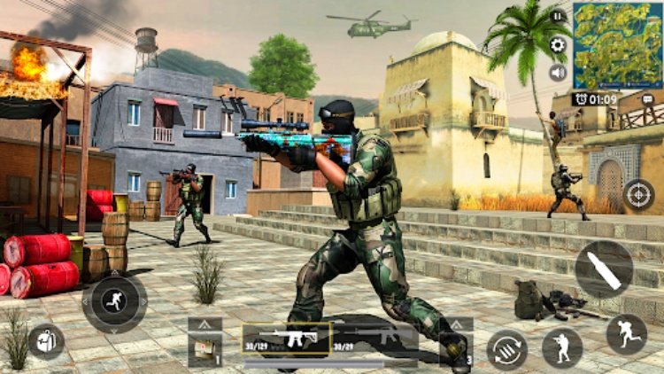 陆军突击队 FPS 射击 3D