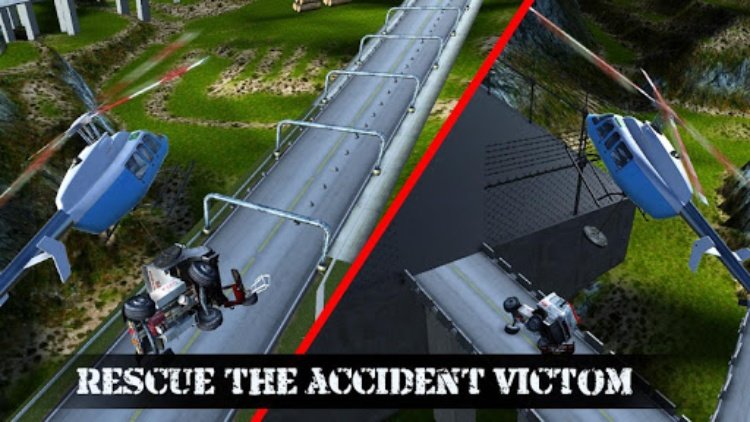 Helicopter Rescue Car Games