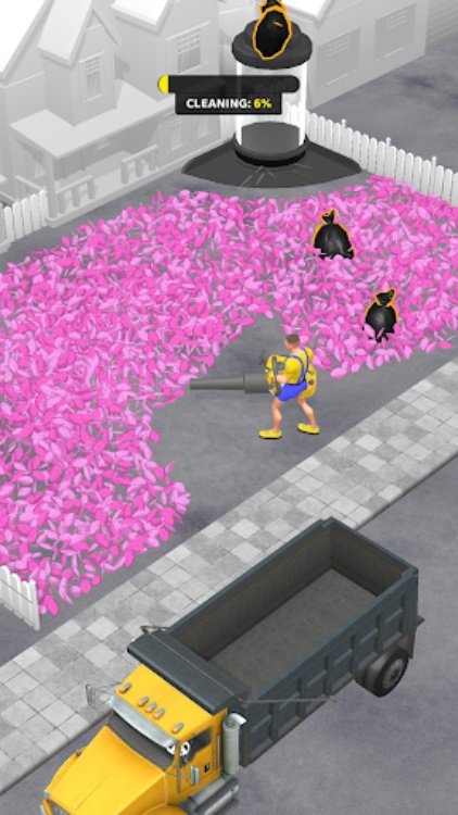 Leaf Blower—City Cleaning Game