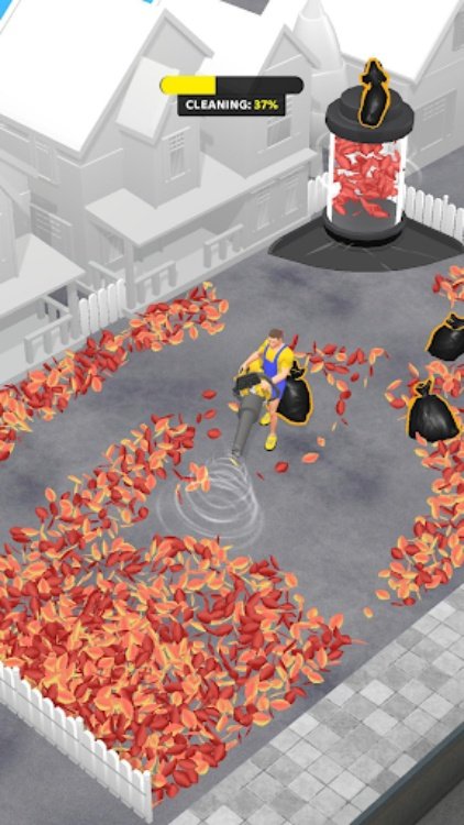 Leaf Blower—City Cleaning Game