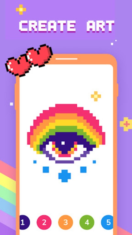 按数字绘画  像素艺术