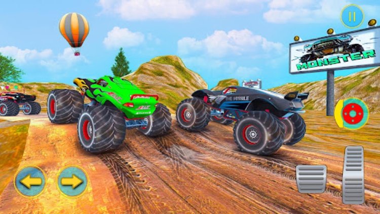 Monster Truck Games Muddy Race