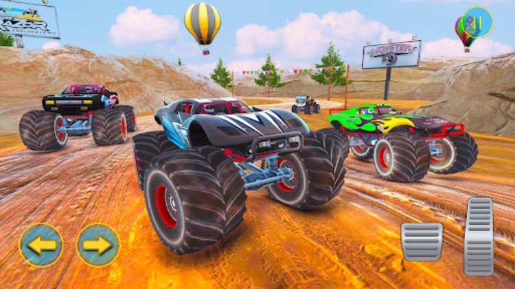 Monster Truck Games Muddy Race