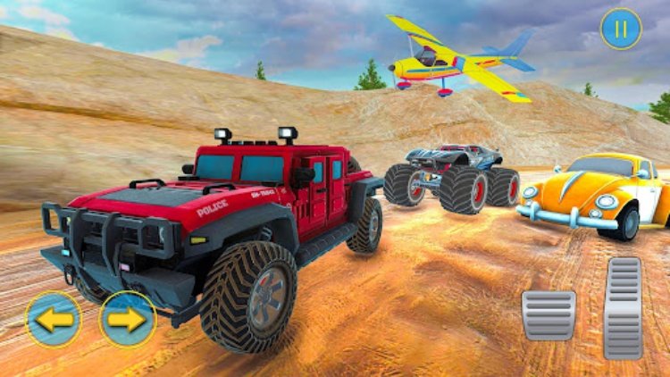 Monster Truck Games Muddy Race