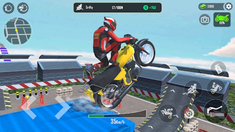 GT Moto Stunt 3D: Driving Game
