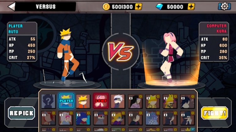 Stickman Ninja Fight