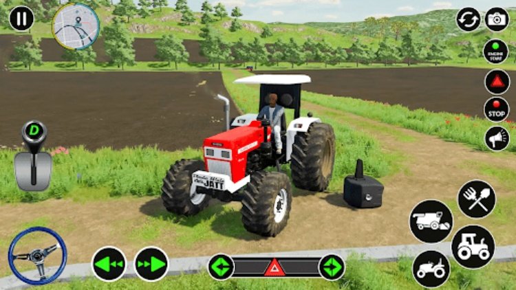 US Farming Tractor: Cargo Game